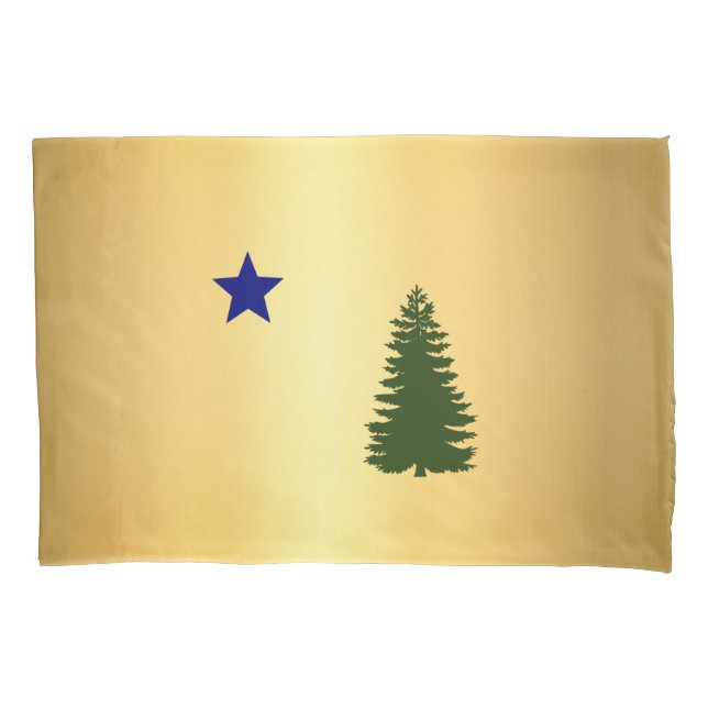 Housse D'oreillers Drapeau du Maine 1901 (devant)