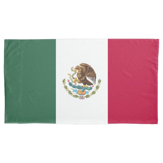 Housse D'oreillers Drapeau du Mexique (devant)