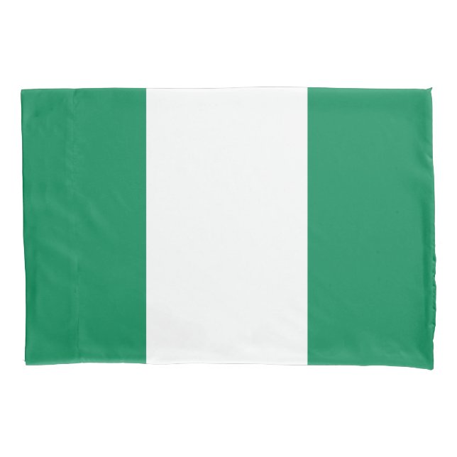Housse D'oreillers Drapeau du Nigéria (devant)