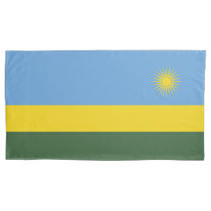 Housse D'oreillers Drapeau du Rwanda