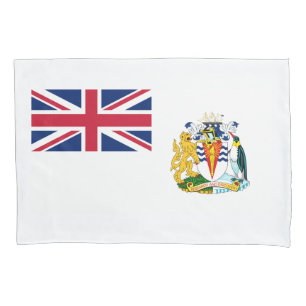 Housse D'oreillers Drapeau du Territoire antarctique britannique