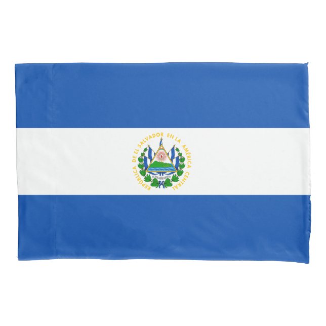 Housse D'oreillers Drapeau El Salvador (devant)