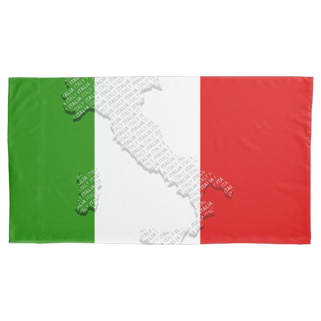 Housse D'oreillers Drapeau italien (devant)