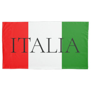Housse D'oreillers Drapeau italien Grand serviette de plage ITALIA