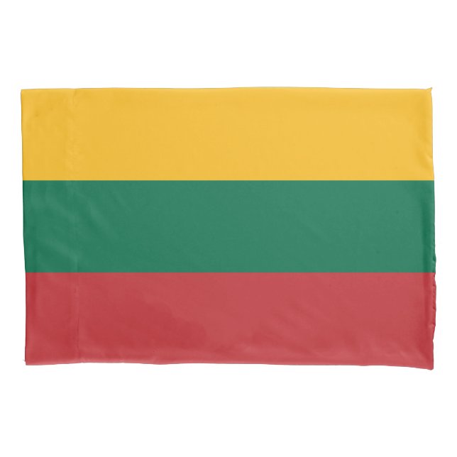 Housse D'oreillers Drapeau Lituanie (devant)