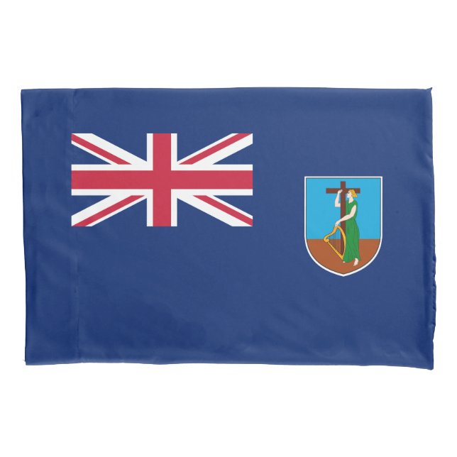 Housse D'oreillers Drapeau Montserrat (devant)