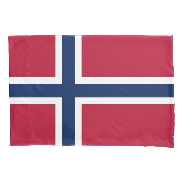 Housse D'oreillers Drapeau norvégien (devant)