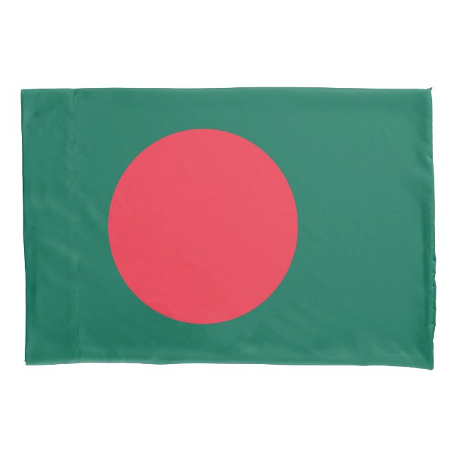Housse D'oreillers Drapeau patriotique du Bangladesh (devant)