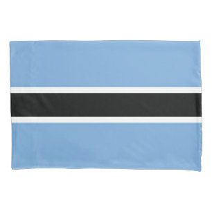 Housse D'oreillers Drapeau patriotique du Botswana