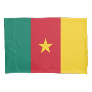Housse D'oreillers Drapeau patriotique du Cameroun
