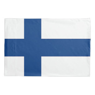 Housse D'oreillers Drapeau Patriotique Simple Pillowcase de Finlande