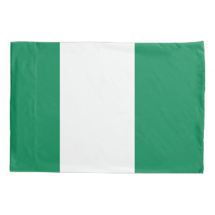 Housse D'oreillers Drapeau Patriotique Simple Pillowcase du Nigeria