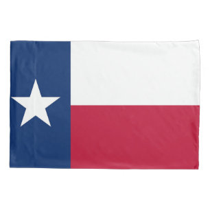 Housse D'oreillers Drapeau Patriotique Simple Pillowcase du Texas