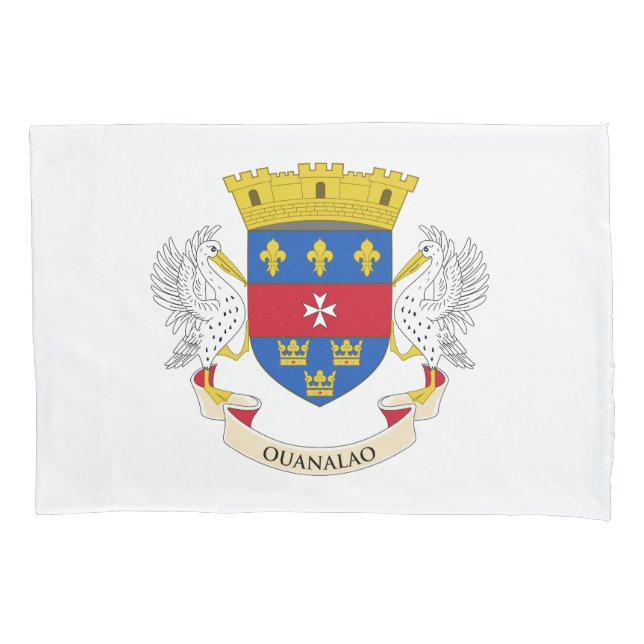 Housse D'oreillers Drapeau Saint-Barthélemy (devant)
