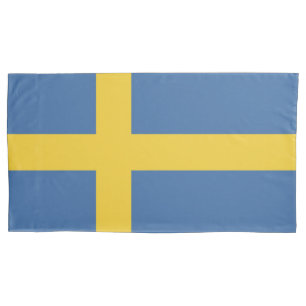 Housse D'oreillers Drapeau suédois