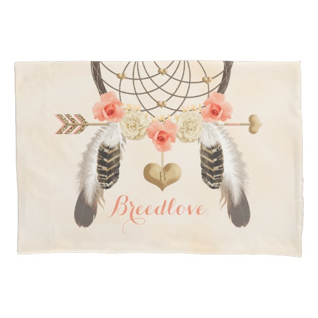 Housse D'oreillers Dreamcatcher Boho Bohemian Pillowcases (devant)