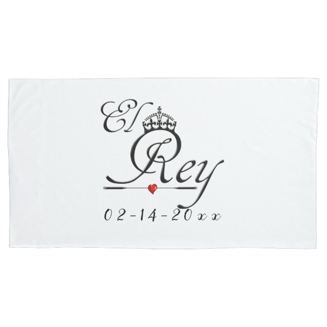 Housse D'oreillers El Rey - Le roi couronné (devant)