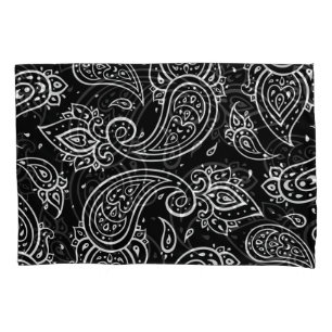 Housse D'oreillers Elégance de Paisley : motif ethnique sans soudure.