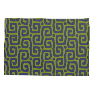 Housse D'oreillers Elegant Green &blue Abstract pattern