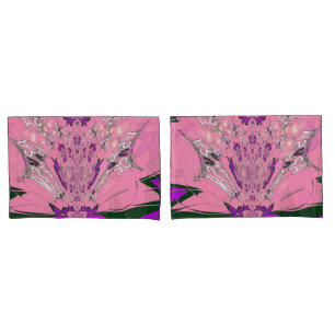Housse D'oreillers Elégant Monogram Bloom : Magnifiquement Motif pers