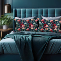Élégant Moody Moderne Lotus Motif