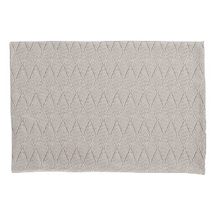 Housse D'oreillers Élégant motif tricot diamant faux crème pâle
