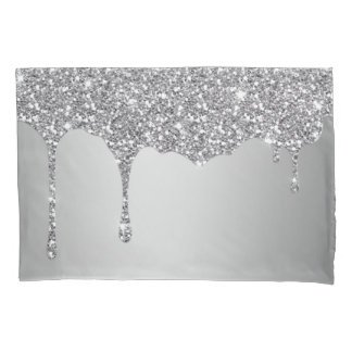 Housse D'oreillers Élégante texture parties scintillant Pillowcase