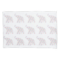 Eléphant Motif Aquarelle Fleurs Unique Moderne
