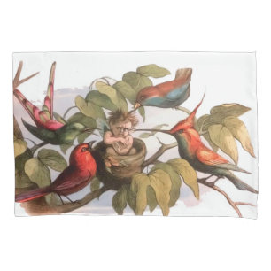 Housse D'oreillers Elf Bird Sprite Pixie Brownie Fairy Tale