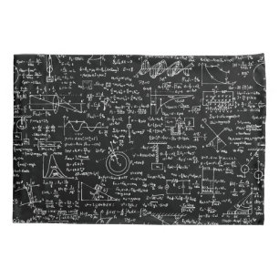 Housse D'oreillers Équations de physique sur //noir