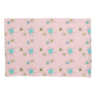 Housse D'oreillers Étoile atomique rose Iconique