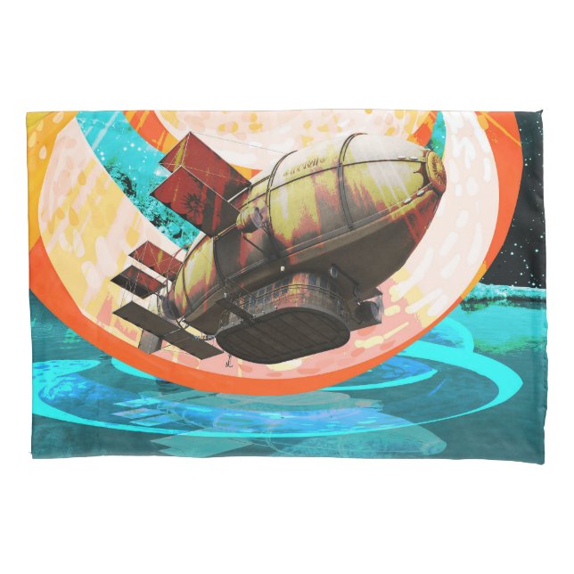 Housse D'oreillers Etoile spirale. (devant)