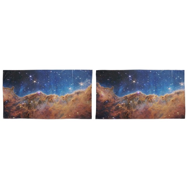 Housse D'oreillers Falaises cosmiques Carina Nebula Space Webb Telesc (devant-Set)
