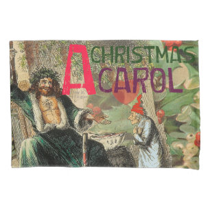 Housse D'oreillers Fantôme de Noël Illustration actuelle Scrooge