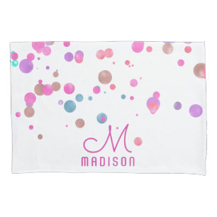 Housse D'oreillers Fille Sirène Parties scintillant & Foil Confetti M