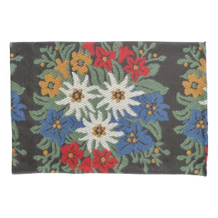 Housse D'oreillers Fleur alpine suisse Edelweiss