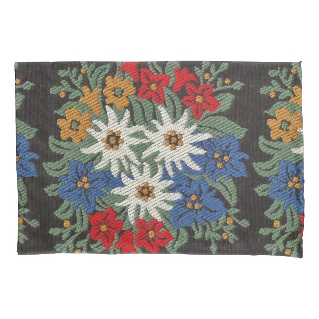 Housse D'oreillers Fleur alpine suisse Edelweiss (devant)