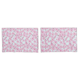 Housse D'oreillers Fleur de cerisier, sakura rose printanier