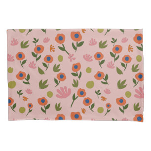 Housse D'oreillers Fleur de dessin mignonne motif