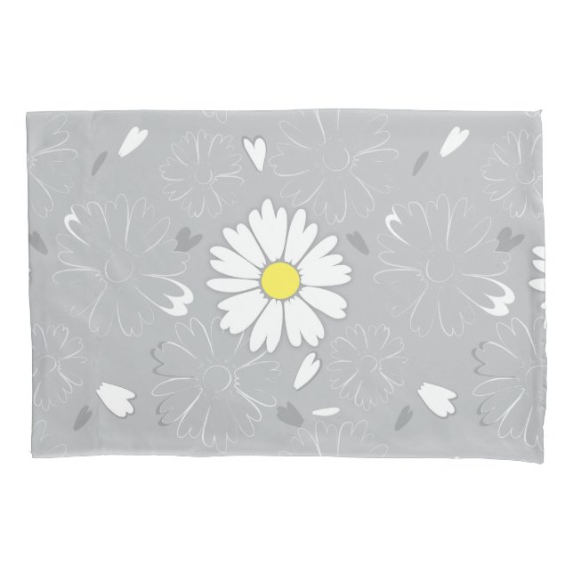 Housse D'oreillers Fleur marguerite d'Eilin (devant)