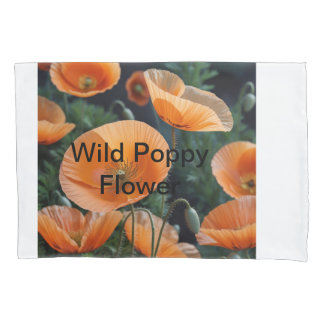 Housse D'oreillers Fleur rouge vibrant