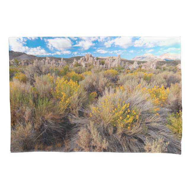 Housse D'oreillers Fleurs | Blooming Sagebrush Californie (devant)