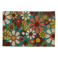 Fleurs de Jardin Rétro 60s les années 70 motif Flo