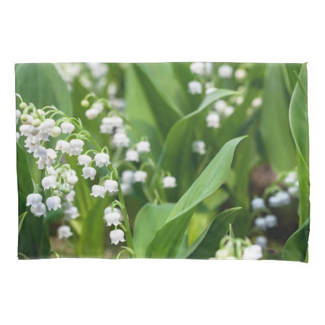 Housse D'oreillers Fleurs | Lily de la vallée Suède (devant)
