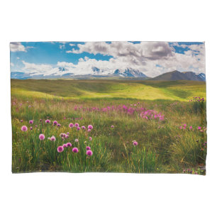 Housse D'oreillers Fleurs   Montagnes de l'Altaï, Sibérie, Russie