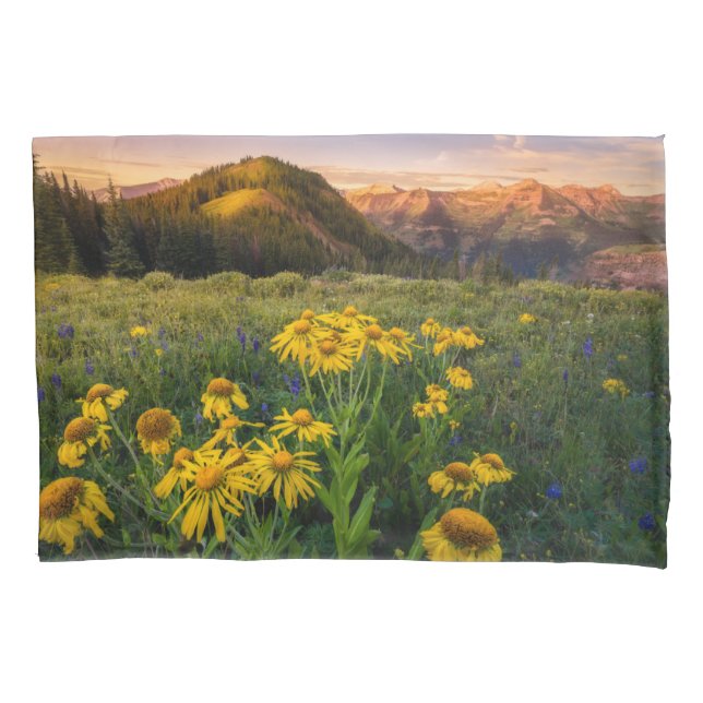 Housse D'oreillers Fleurs | Mountain Meadow Crested Butte Colorado (devant)