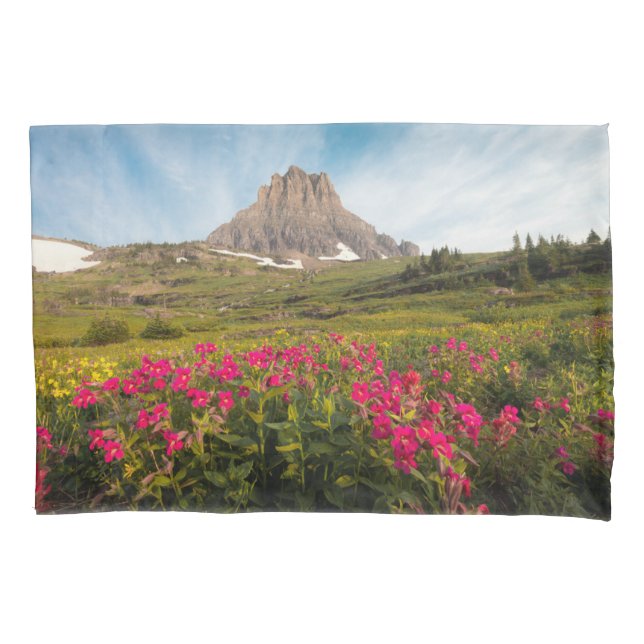 Housse D'oreillers Fleurs | Parc national des Glaciers du Montana (devant)