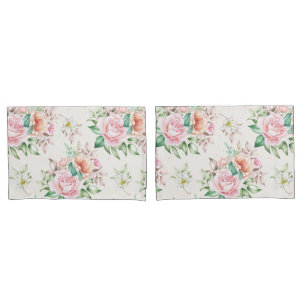 Housse D'oreillers Floral