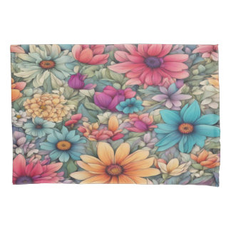 Housse D'oreillers Floral classique n° 44 - Pillowcase