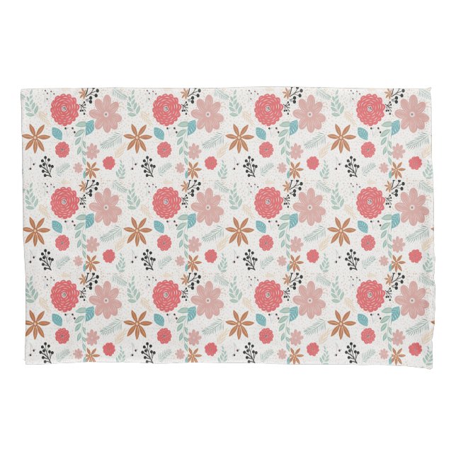 Housse D'oreillers Floral peint (devant)